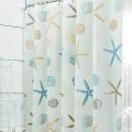 Simple Printing Bathroom Shower Curtain Home Decoration Polyester Waterproof Bathtub Creative Shower Curtain with 12 Hooks. 