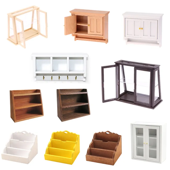 1/12%20Dollhouse%20Miniature%20Wall%20Cabinet%20Closet%20Shelves%20Model%20Doll%20Home%20Cabinets%20Furniture%20Decor%20Toy%20Dolls%20House%20Accessories%20-%20Image%202