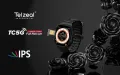 Telzeal TC5G Sim Android Smart Watch with 3 Straps. 