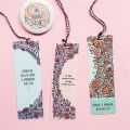 Set of 3 Floral Bookmarks | Beautiful High Quality Bookmarks | Bookmark Laminated | Waterproof Bookmark | Doodle Bookmark | Doodley Designs | Reader | Reading | Book Reads Bookmark |. 