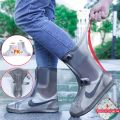 Rain Boot Covers Waterproof Anti Slip Shoe Cover Cubre Zapatos Para La Lluvia De Silicona Cubierta Ipermeable Para Lluvia XXL.