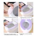 Reuseable Soft Toilet Seat Cover New Useful Toilet Mat Seat Cover Pad Washroom Warm Washable Health Sticky Household. 