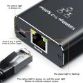 Gigabit 1000Mbps RJ45 Splitter 1 to 2 4 Ethernet Adapter Lan Connector Switch Coupler for PC Laptop TV Box Router Digital TV.