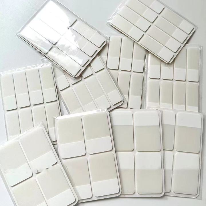 Clear Semi-Transparent Sticky Tabs, Self-Stick Page Markers, Practical Stationery for Note Taking & Document Organization