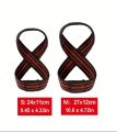 Figure 8 Wrist Straps for Deadlifts – Heavy Duty Gym Wrist Wraps for Weightlifting, Pull-Ups & Strength Training (2pcs/1 Pair). 