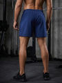 Men's Gym Workout Running Shorts with Zipper Pockets Mesh Liner Summer Sports Athletic Quick Dry Stretchy Shorts Swim Trunks. 