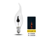 Vintage Edison E14 E27 Led Bulb Candle Light Flame Effect Bulb 3W AC220V Home For Decor Lighting Ampoule Candle Bulb. 