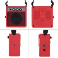 5W Mini Guitar Amplifier, Red. 
