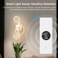 Tuya WiFi/zigbee Light Sensor Luminance Sensor Illumination Brightness Detector Home Automation with Smart Life Device Linkage. 