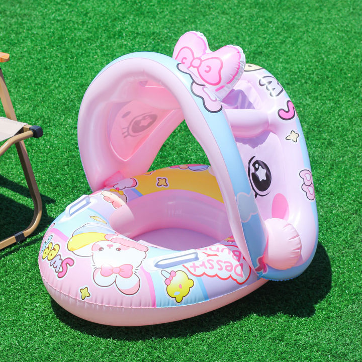 1pc Rabbit Pool Floats Summer Swim Ring, Beach and Pool Swim Aid, Water Safety Gea Beach Toys for Pool Party