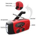 Multifunctional Portable Radio Hand Crank Solar Power FM AM WB NOAA Weather Radio Emergency LED Flashlight Flashlight Power Bank. 