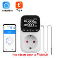 Tuya Digital Temperature Controller Socket Thermostat 16A EU Plug With Timer Switch Heating Cooling For Refrigerator Aquaculture. 