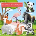 Children's Cartoon Dinosaurs 3D Three-dimensional Puzzle Toys DIY Puzzle Creative Paper Animal Model Assembly  baby toys. 