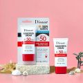 DISAAR 50+ MOISTURIZING SUNSCREEN

With Kojic Acid, Ceramide & Vitamin E Brightening And Moisturizing UVA/UVB Sunscreen- 50g. 