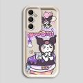 Sanrio Cute Kuromi Phone Case for Samsung Galaxy A71 A13 A12 A51 A21s A11 A05s A31 A06 A03 A30 A04s A50 Luxury Cover. 