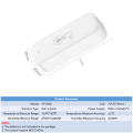 Tuya WiFi Temperature and Humidity Sensor For Smart Home Thermometer Hygrometer APP Remote Control Work with Yandex Alexa. 