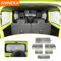 SHINEKA Car Window Visor Sunshade Heat Insulation Kit For Suzuki Jimny JB64 JB74 2019 2020 2021 2022 2023+ Exterior Accessories. 