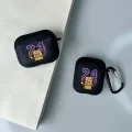 Hot Off Stylish Black Airpods Case Clear Case For Airpods 4 2 3 Pro 2 Generation Airpod Pro Cover Gift For Boyfriend Earphone. 