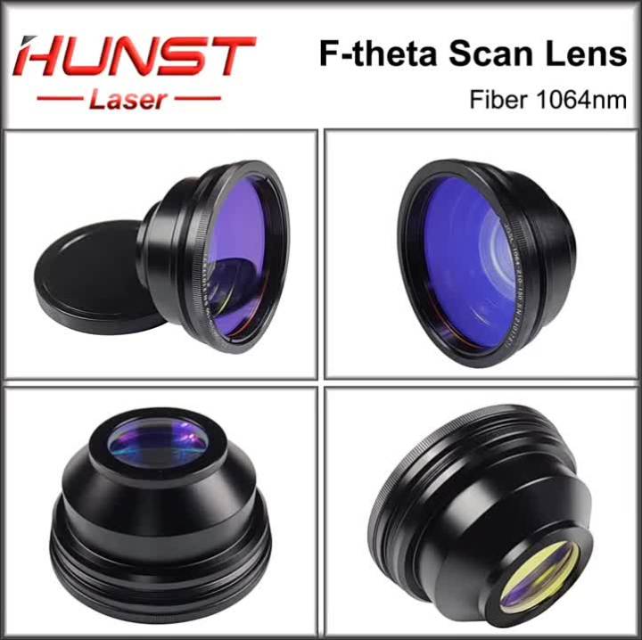 HUNST F-theta Scan Lens Mount M85x1 1064nm Field Lens 50-400mm F80-525mm for YAG Optical Fiber Laser Marking Machine SpareParts