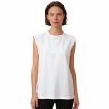 Womens Clothing Sleeveless T-shirt Summer Loose Fit Vest O-Neck Tank Top Comfortable Skin-Friendly Flattering For Everyday Style.