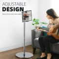 Oatsbasf Tablet Stand Height Adjustable Tablet Floor Holder for iPad/for iPad Pro/for iPhone/for Samsung/or 4.7-12.9'' Devices.