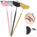 1pcs Eyelash Extension Inspect Mirror Moon Shaped Detachable Stainless Steel Lash Lifting Magnify Makeup Mirror Beauty Tools.