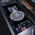 Black Mouse Pad Star Trek Laptop Offices Mousepad Desktop Decor Extended Pads Pc Keyboard Mice Mat Large Gamer Table Mat Playmat. 