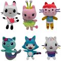 Animals Plush Gabby Dollhouse Lovely Plush Gaby Toy Plush House Cat Doll Cartoon Stuffed Animals Mermaid Cat Plushie Dolls Kids. 