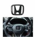 Honda steering wheel emblem carbon fibre - Honda steering like logo carbon fibre. 