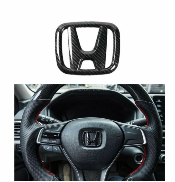 Honda%20steering%20wheel%20emblem%20carbon%20fibre%20-%20Honda%20steering%20like%20logo%20carbon%20fibre%20-%20Image%203