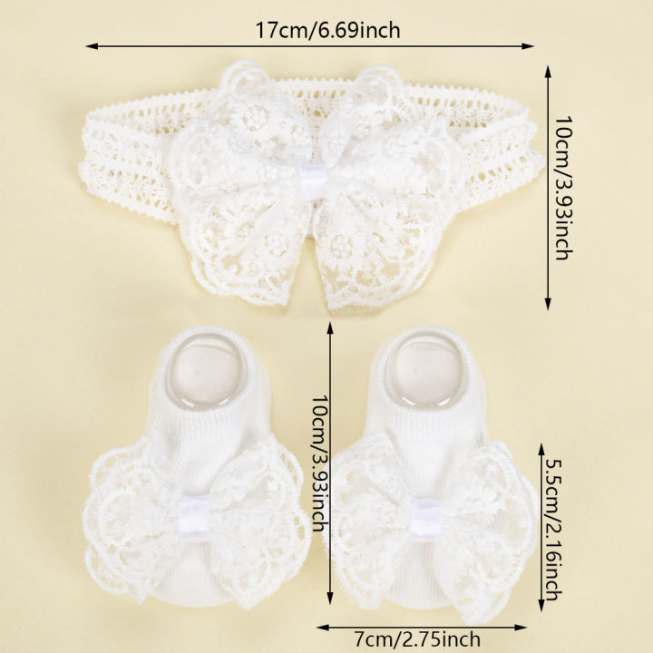 3Pcs/Set%20Cream%20Lace%20Baby%20Headbands&Socks%20Newborn%20Princess%20Girls%20Wide%20Rhinstone%20Pearl%20Eastic%20Hairbands%20Kids%20Headwear%20Photo%20Props%20-%20Image%205