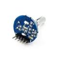 Rotary Encoder Module for Arduino Brick Sensor Development Round Audio Rotating Potentiometer Knob Cap EC11. 