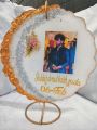 resin plaque with stand, resin birthday plaques, resin anniversary plaques, birthday unique gift 10 inches and 5 inches. 
