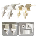 1pair Plastic Toilet Seat Hinge Bolts Screw Fixing Fitting Kit Toilet Lid Hinge Replacement Parts Bathroom Accessories. 