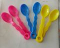 Pack of 6 Tableware Plastic Spoon Set.Multicolour Plastic Spoon Set Fine Quality.. 