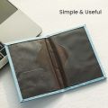 Passport Holder Map PU Passport Cover Travel Essential Cruise Must Have Passport Holders Slim and Portable for Travel.