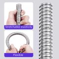 1M 4-13mm 304 Stainless Steel Corrugated Pipe Wire Line Cable Conduit Protect Threaded Hose Rat-proof Pipe Sleeve Home Hardware. 