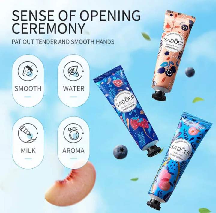 SADOER 30g Implant Hand Cream Hydrating And Moisturizing To Prevent Dry Hand Care (1pis)