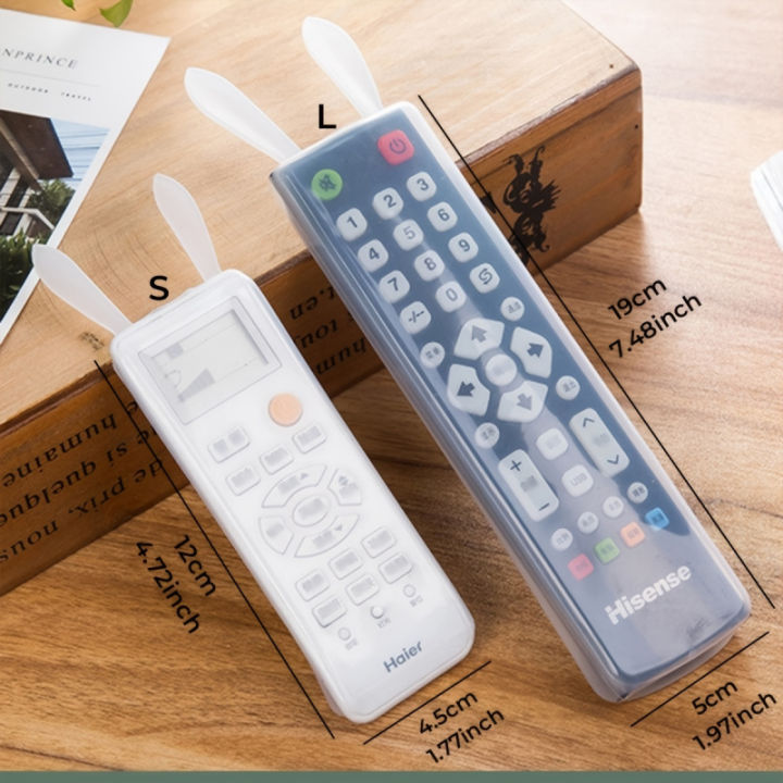 1pcSilicone%20Cover%20Sets%EF%BC%8CTV%20Air%20Conditioner%20Transparent%20Remote%20Control%20Cover%20Rabbit%20Ear%20Remote%20Control%20Dustproof%20Protective%20Cover%20-%20Image%206