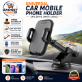 Universal Car Dashboard & Windshield Phone Holder | 360° Rotating Adjustable Suction Cup Car Mobile Mount | Extendable Smartphone Stand | Compatible with Android, iPhone & Most Mobile Phones. 
