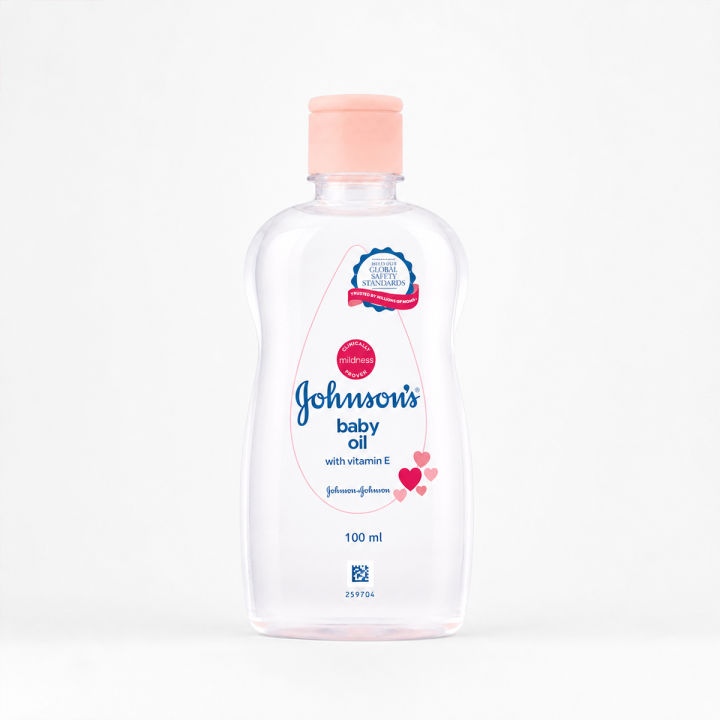Johnsons Baby Oil With Vitamin E 100ml A Gentle Mild Formula For Baby Massage And Soft Nourished Skin