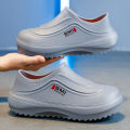 EVA Men Casual Shoes Fashion WaterProof Non-Slip Chef Shoes Lightweight Sandals Garden Clogs Comfort Slip on Nurse Doctor Shoes. 