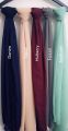 Chiffon Georgette plain hijab scarf stoller in multi colors. 