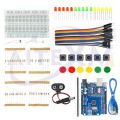 Starter Kit For UNO R3 Mini Breadboard LED Jumper Wire Button for Arduino For UNO DIY KIT School Education Lab With Board. 