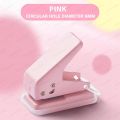 Single Ring Mini Hole Punch 1 Hole Cute Paper Punch Portable Round Hole Puncher Kawaii Office School Binding Supplies Stationery. 