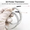 Ender 3 Thermistor 1m/39.4Inches, 3D Printer ohm NTC 100K 3950 Thermistor Temp Sensor Compatible for Creality Ender 3/Ender. 