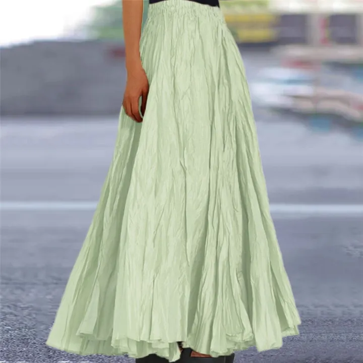 New%20Spring%20Summer%20Chiffon%20Skirts%20for%20Women%20Elegant%20Patchwork%20A-Line%20Long%20Skirt%20Woman%20Korean%20Chic%20High%20Waist%20Cake%20Midi%20Skirt%20-%20Image%207
