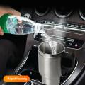 500ML 12V Car Electric Heating Cup USB Heating Cup Water Bottle Drink Mug Heater Traveling Cup with USB Heater Car Gadgets.