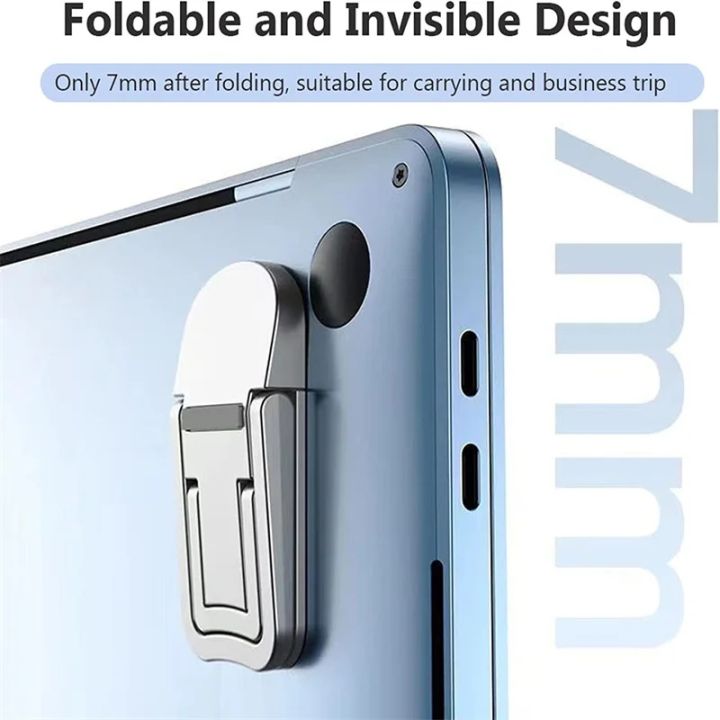 Adjustable%20Mini%20Laptop%20Stand%20Ultra-thin%20Foldable%20Phone%20Stand%20Portable%20Laptops%20Holder%20Self-Adhesive%20Invisible%20Notebook%20Kickstand%20-%20Image%205
