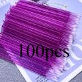 100pcs Micro Brush Crystal Lash Removing Swab Microbrush Mascara Wands Applicator Eyelash Extension Makeup Brushes Tools. 